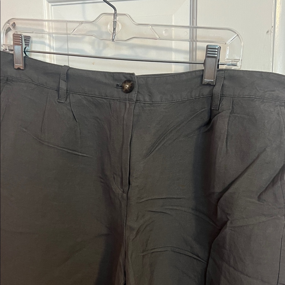 NWT J. Jill grey linen shorts - Picture 3 of 6